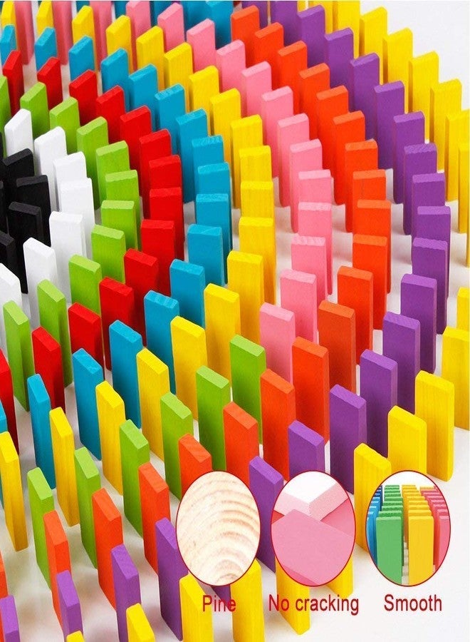 PULSBERY Dominoes Building Blocks Set for 3-8 Years Old Kids Boys & Girls, Multi Color (Pack of 100 Piece) - Image 3